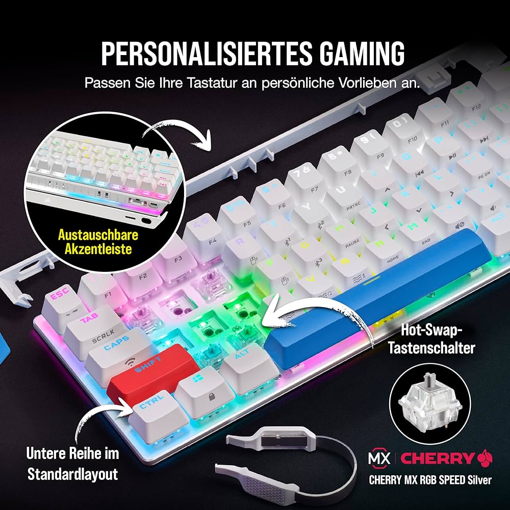 キーボード CORSAIR K70 PRO MINI WIRELESS Corsair K70 PRO Mini bezprzewodowa mechaniczna klawiatura do